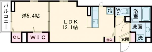 アンジュール中野の間取り