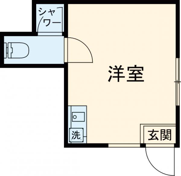 荻窪三丁目コーポラスの間取り