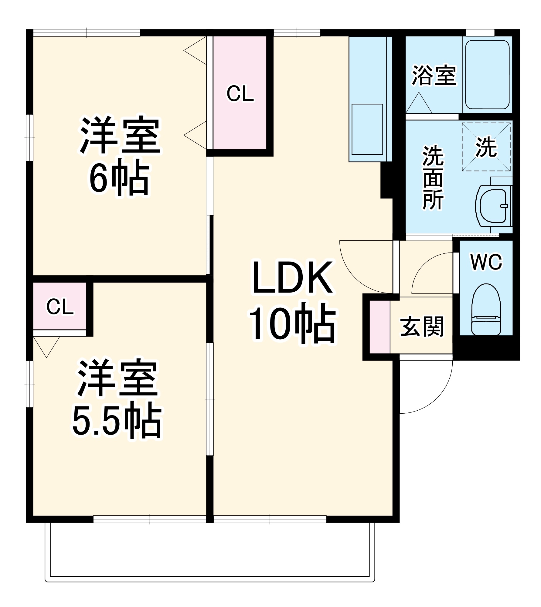 エスポワールAの間取り