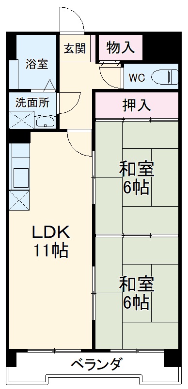 ファミール元柴田東町の間取り