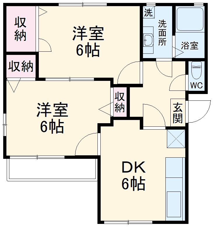リーブルロッシュの間取り