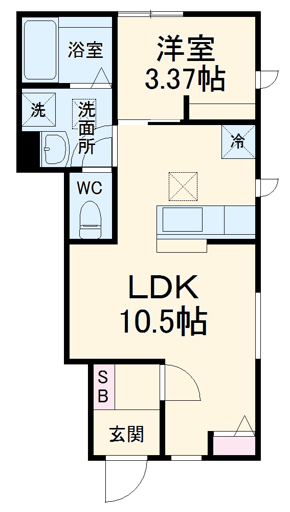 リーブルファイン戸塚東の間取り