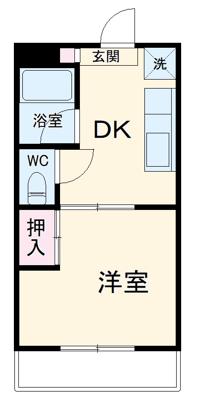 エレガントライフⅠの間取り