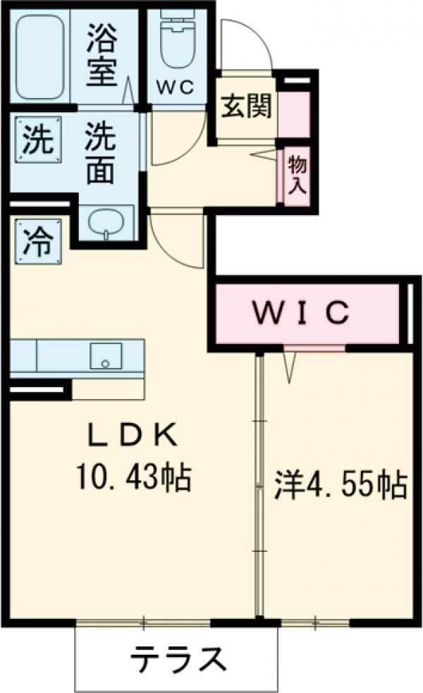ストーク成城Ⅱの間取り