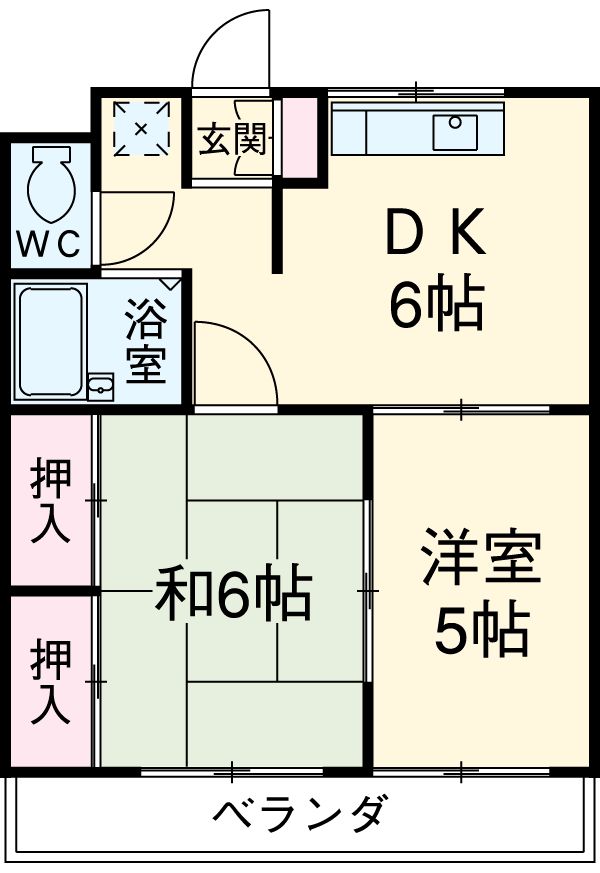プリンスコートの間取り