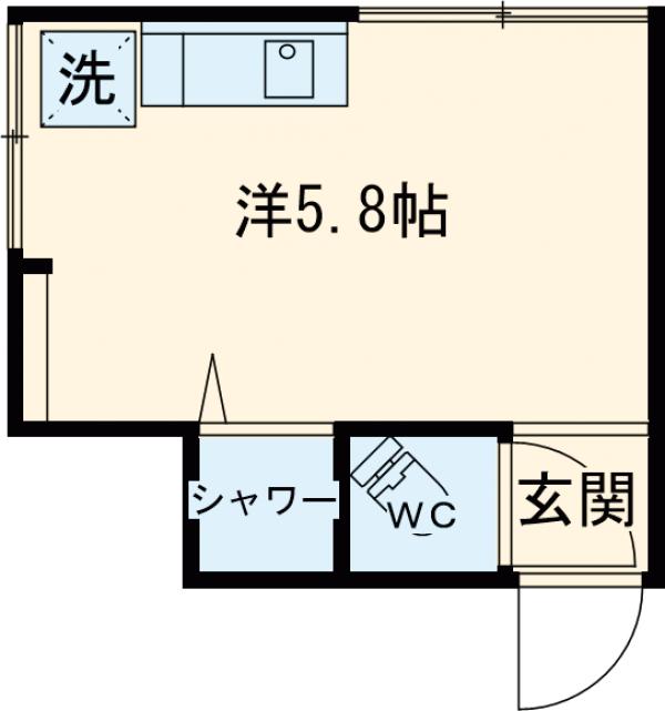 フレンドハイツAの間取り