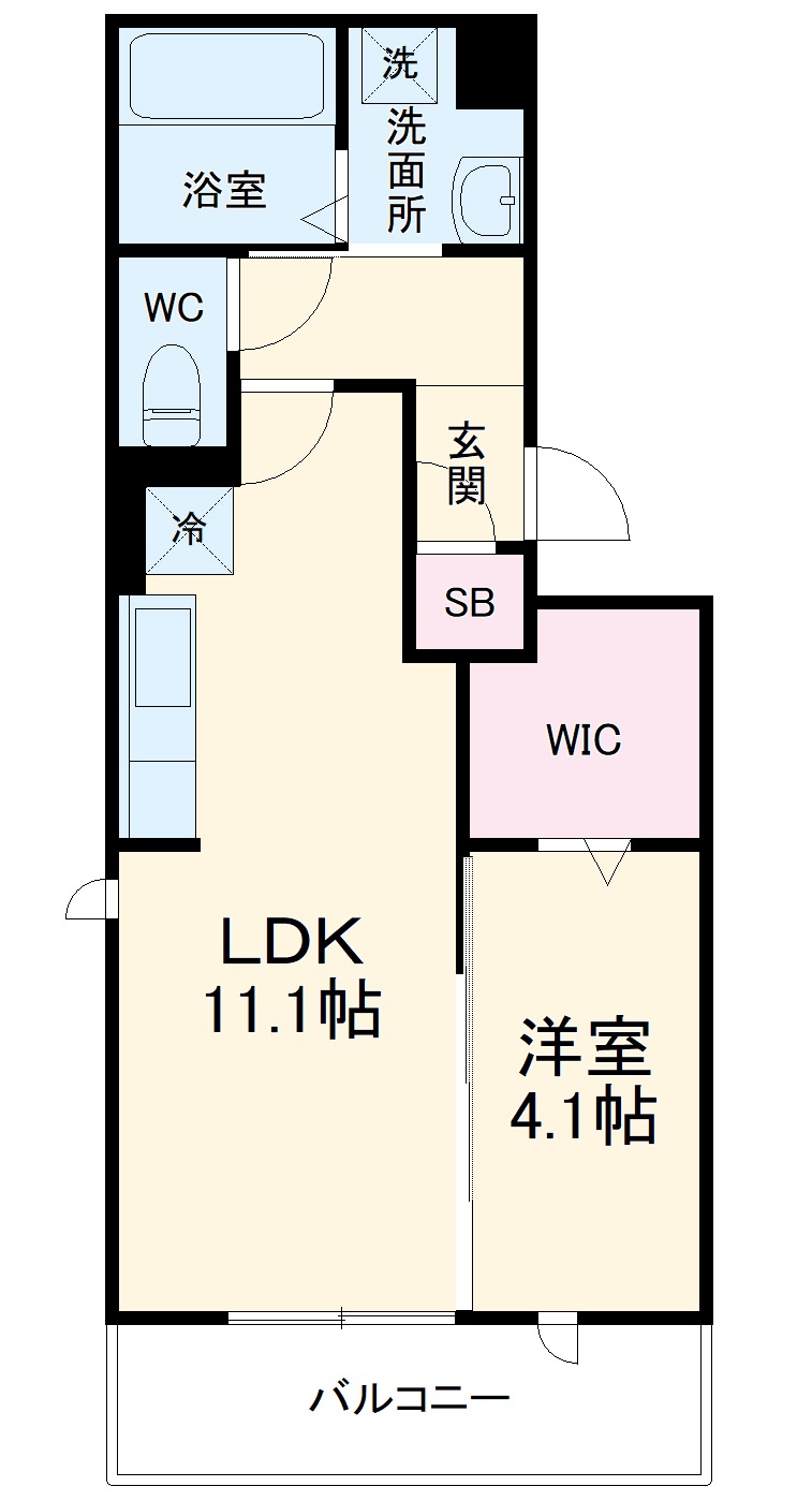 D-room富士松 の間取り