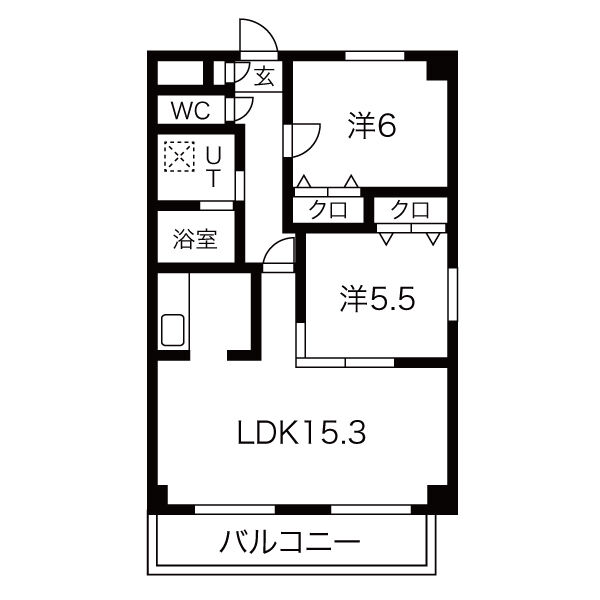 サンヒルズ石塚の間取り
