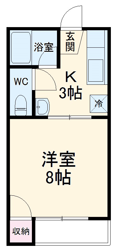 ブローニー山本Bの間取り