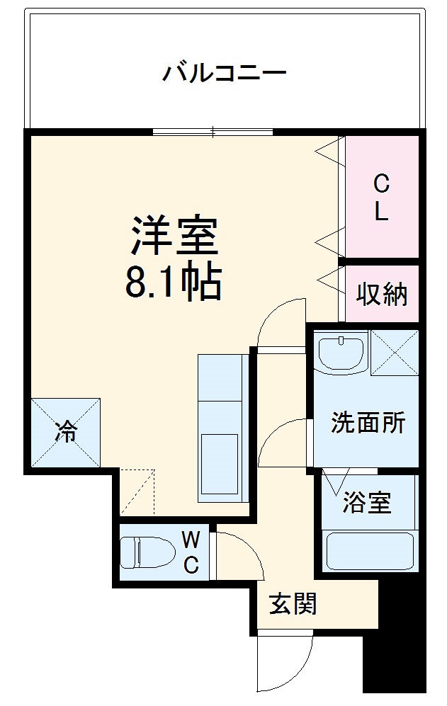 マリアージュ市川の間取り