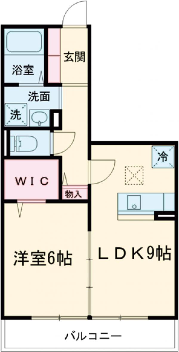 ヴェルドミールⅠ・302号室の間取り