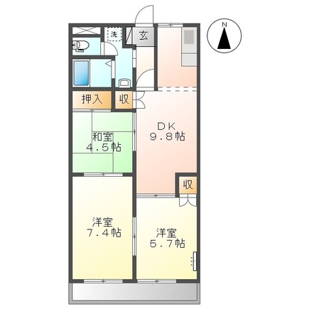 フォーシーズンの間取り