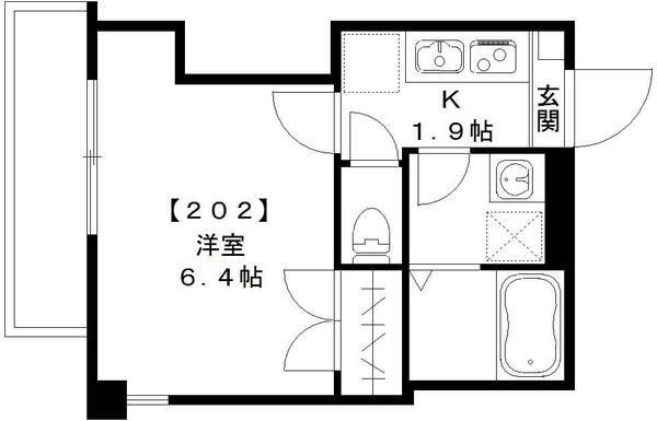 ディアマンテス新宿の間取り