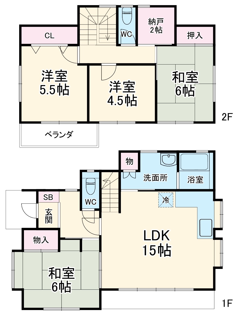 和泉が丘戸建の間取り
