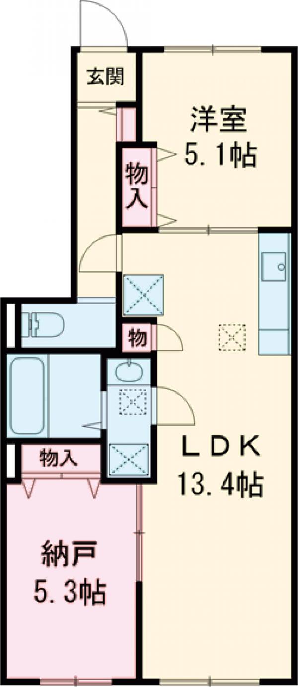 APARTMENT KYODO SETAGAYAの間取り