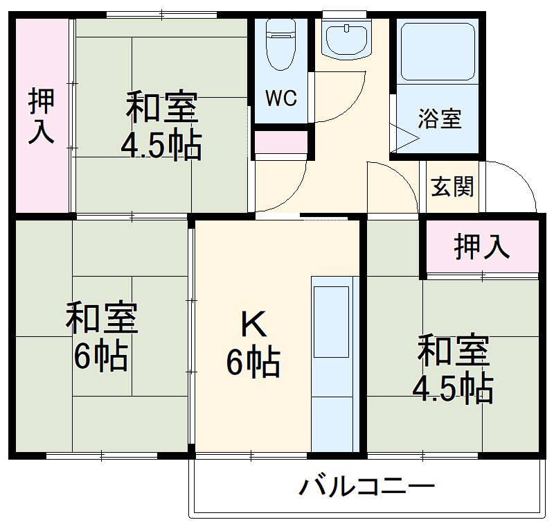 花見川団地７街区 502号室 八千代台駅 5階 ３ｄｋ の賃貸物件 賃貸マンション ハウスコム