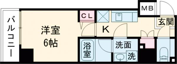 ラフィスタ大師前Ⅲの間取り