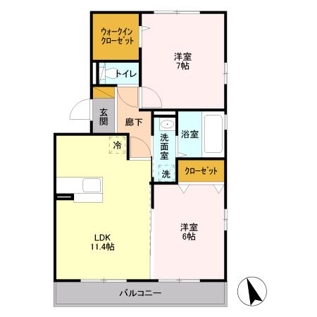 サンプットコートの間取り