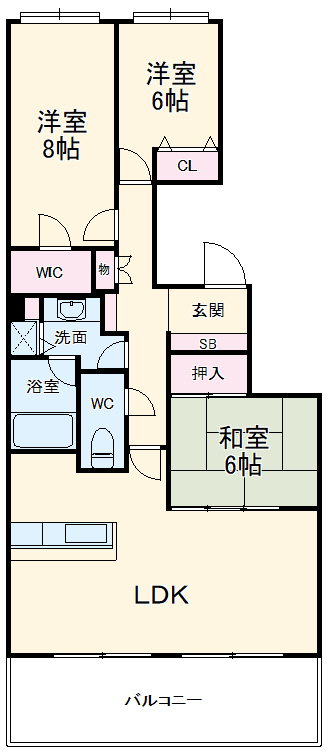 ライオンズセレブ富士見台壱番館の間取り