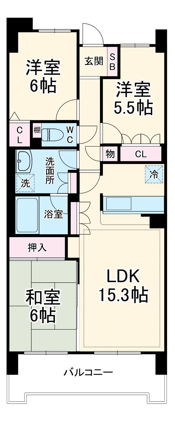 ファミリアーレ名駅の間取り