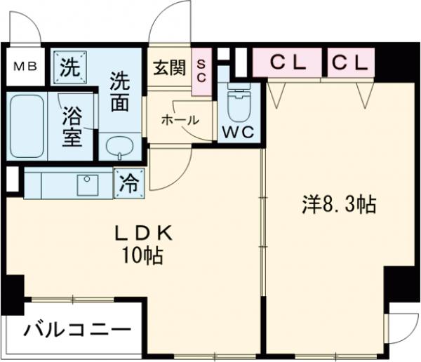 ＫＤＸレジデンス桜上水の間取り