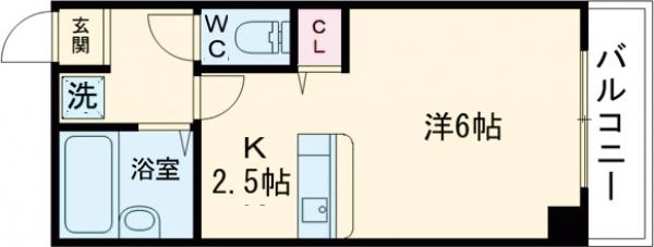 ラポール鳥飼の間取り