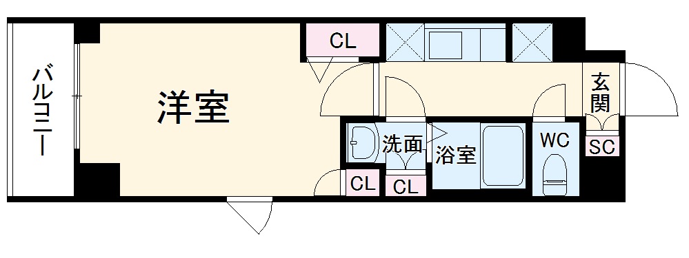 Ｎステージ鶴見の間取り