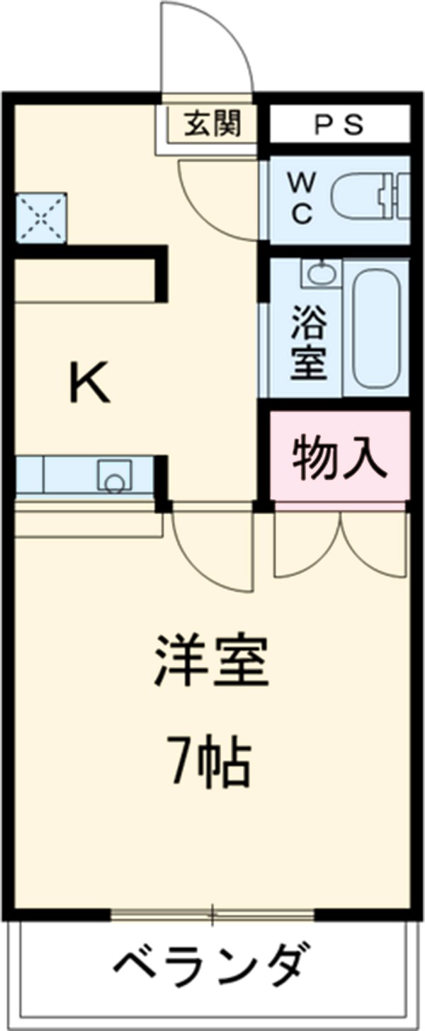 ルック中町の間取り