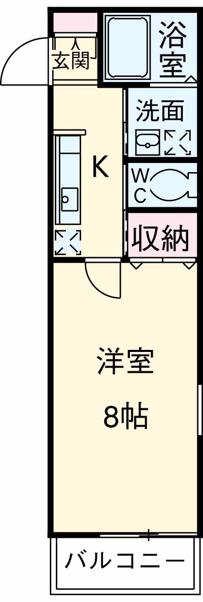 ヒューマンパレス南流山Ⅵの間取り