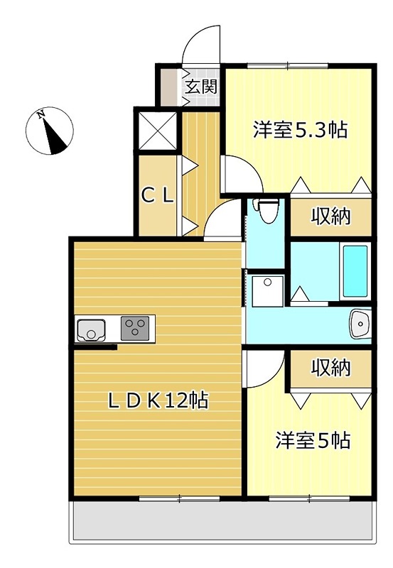 LUMINOUSの間取り