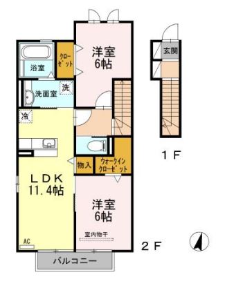 グランシャリオの間取り