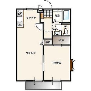 ハイムひまわり Bの間取り