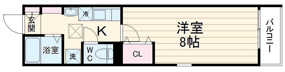 エクセラン馬橋northの間取り