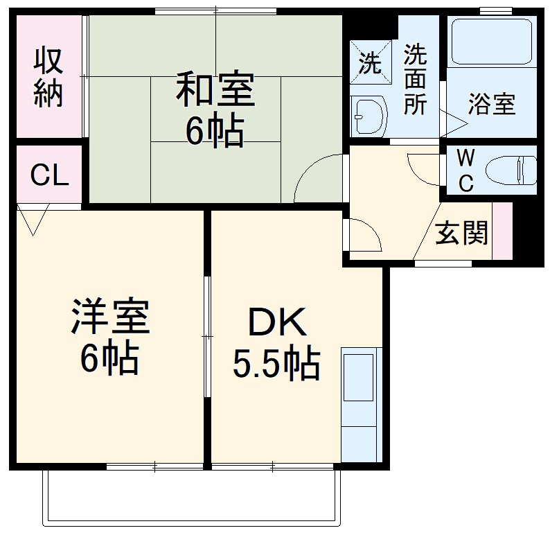 ボナール町田Bの間取り