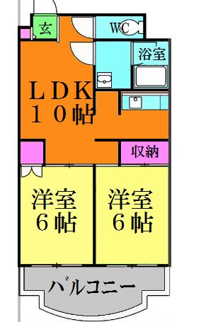 ハイムカメリーの間取り