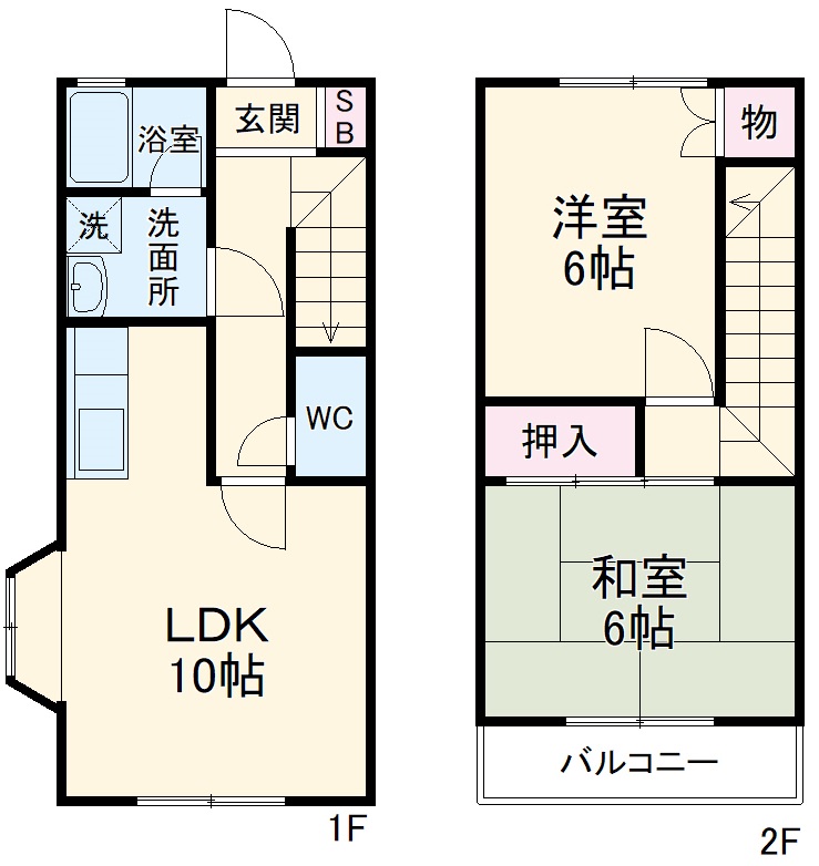 サンライズみかどAの間取り