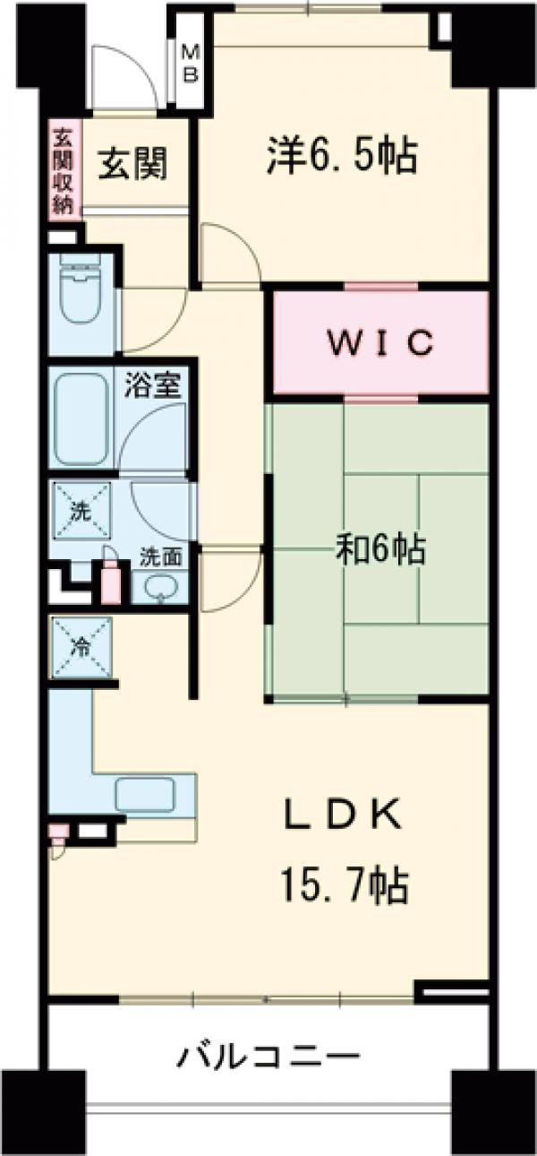 ライオンズ前橋大手町の間取り