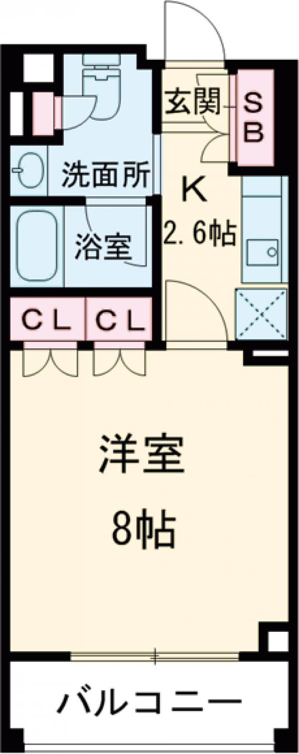 リビオ東中野の間取り