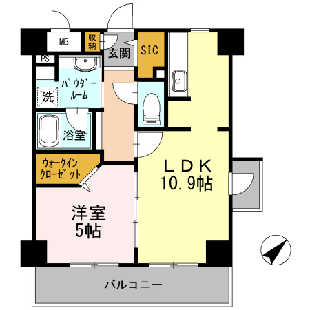 Habitation Daiwaの間取り