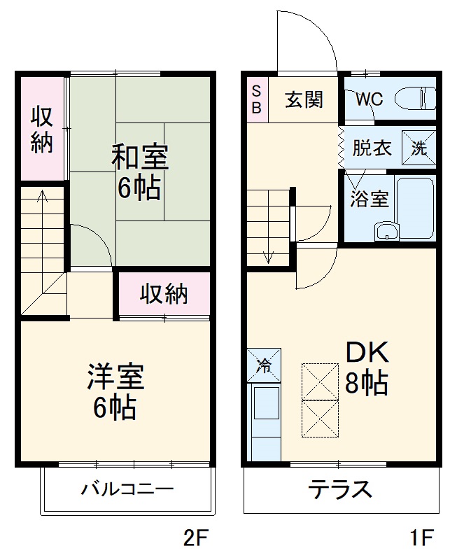 メゾンＹ・Ｍ・Ｄ５・102号室の間取り