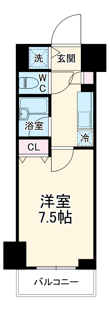フェニックス横濱関内ＢＡＹ　ＧＡＩＡの間取り