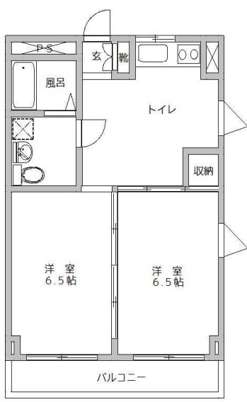 サングリーン滝川の間取り
