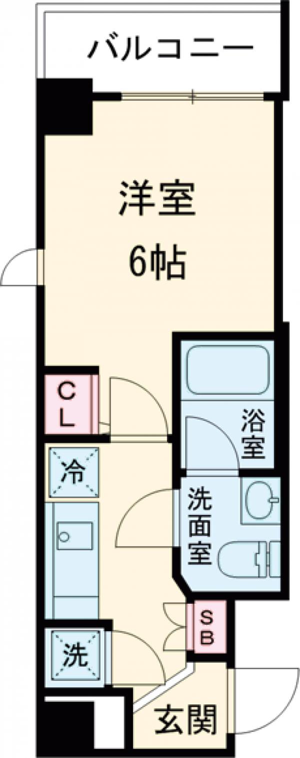 ビィ・フォルマ中延の間取り