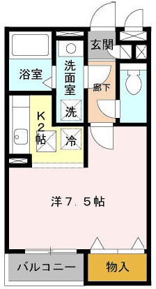 アプローズ馬橋の間取り