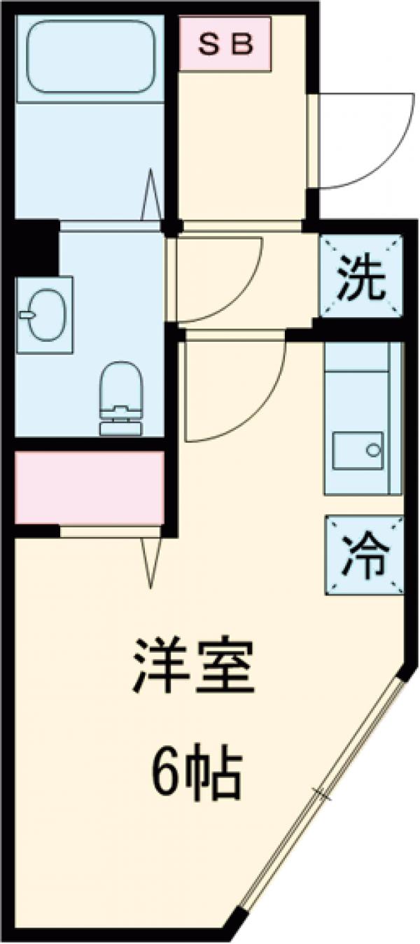 サンシエ中野新橋の間取り