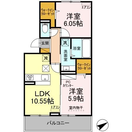 ブルームコートの間取り