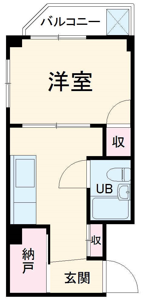 メゾンドヒル黒部の間取り