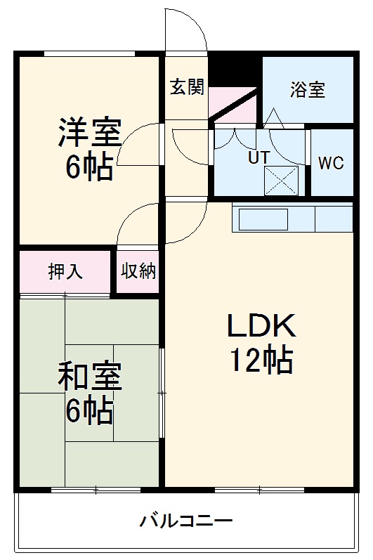 サンライズK1994の間取り