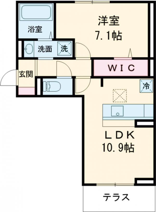 エレガンス仲原西の間取り