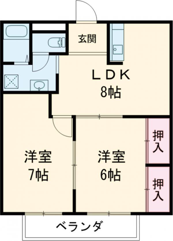 グランドハイツドリームの間取り